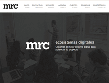 Tablet Screenshot of mrc.cl