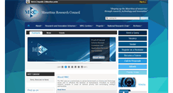 Desktop Screenshot of mrc.org.mu