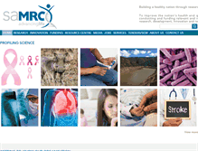 Tablet Screenshot of mrc.ac.za