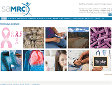 Tablet Screenshot of mrc.co.za