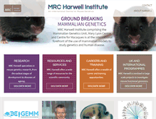 Tablet Screenshot of har.mrc.ac.uk