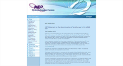 Desktop Screenshot of mdp.mrc.ac.uk